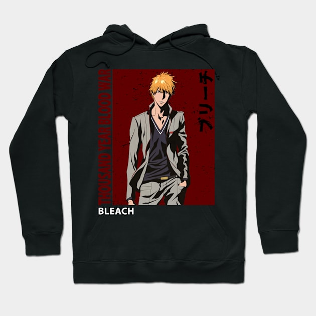 Ichigo Bleach Hoodie by Garrylifting99